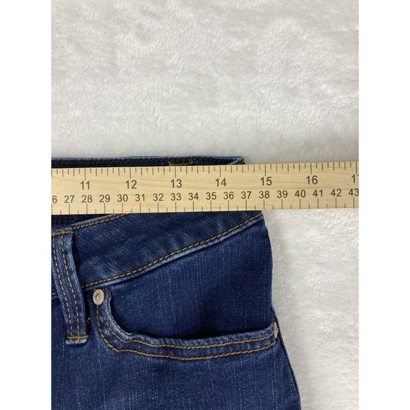 Seven 7 Bermuda Womens Medium‎ Wash Jean Shorts size 6 - Picture 6 of 16